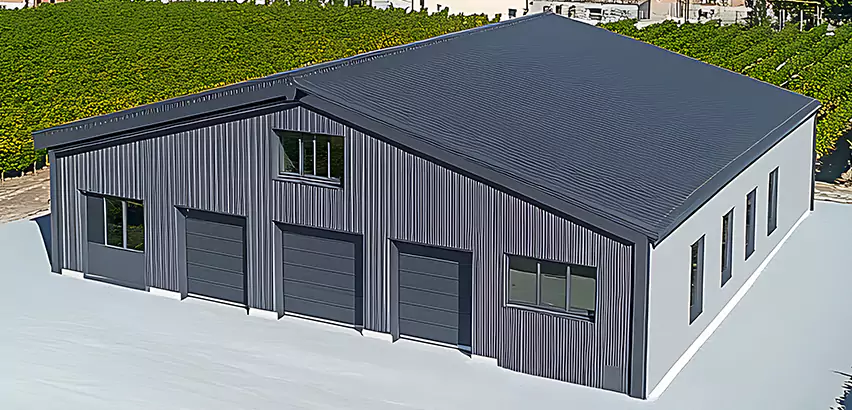 Corrugated Garage Roof Repair in West Chicago