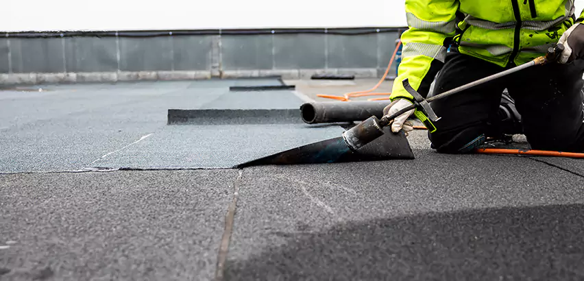 Residential Flat Roof Repair in West Chicago