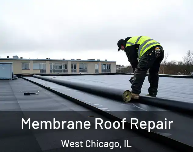  Membrane Roof Repair West Chicago, IL