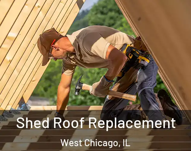 Shed Roof Replacement West Chicago, IL